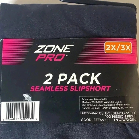 Plus Size Seamless SlipShorts 2 Pack Shape wear Black, Tan - Picture 3 of 7